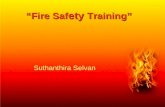 Suthanthira Selvan, HRM Fire Saf ety Training Suthanthira Selvan.