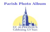 Parish Photo Album. 1882First church 1882First rectory.