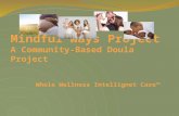 Mindful Ways Project A Community-Based Doula Project Whole Wellness Intellignet Care.