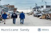Hurricane Sandy. Sandy was the second-largest Atlantic storm on record Storm surge reached over 13 feet in coastal areas of New York and New Jersey The.