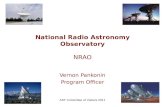 AST Committee of Visitors 20111 National Radio Astronomy Observatory NRAO Vernon Pankonin Program Officer.