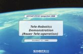 Tele-Robotics Demonstration (Rover Tele-operation) JUSTSAP-PISCES Symposium 2008 November 11, 2008.