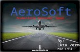 AeroSoft By: Ekta Verma MBA (HR)  ProductivityRelevancySpeed.