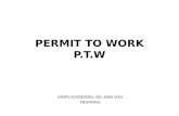 PERMIT TO WORK P.T.W MDPI/GOODWILL OIL AND GAS TRAINING.