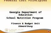 Dr. John D. Barge, State School Superintendent Making Education Work for All Georgians  Federal Cost Principles Georgia Department of Education.