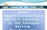 SOMI CONVEYOR BELTINGS LTD is a BSE Listed Public Ltd company having two manufacturing plants located at Jodhpur India, well connected by air, rail.