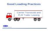 Good Loading Practices Carrier Transicold and PLM Trailer Leasing.