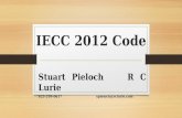 IECC 2012 Code Stuart Pieloch R C Lurie 623-299-0617 spieloch@rclurie.com.