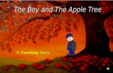 1 A Story A Touching Story. 2 3 A long time ago, there was a huge apple tree.