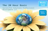 The 20 Hour Basic Successful Solutions Professional Development LLC Chapter 4 Guidance Techniques Module 6.