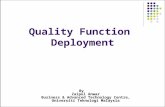 Quality Function Deployment By Zaipul Anwar Business & Advanced Technology Centre, Universiti Teknologi Malaysia.