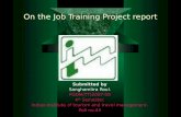 On the Job Training Project report