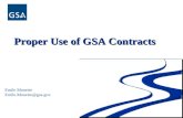 Proper Use of GSA Contracts Emile Monette Emile.Monette@gsa.gov.