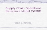Supply Chain Operations Reference Model (SCOR) Ozgun C. Demirag.
