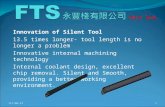 Innovation of Silent Tool 13.5 times longer- tool length is no longer a problem Innovative internal machining technology Internal coolant design, excellent.