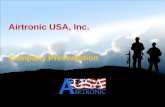 Airtronic USA, Inc. Company Presentation. Agenda.