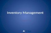 Inventory Management. Learning Objectives You should be able to: 1.Define the term inventory, list the major reasons for holding inventories, and list.