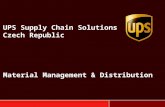 UPS Supply Chain Solutions Czech Republic Material Management & Distribution.