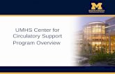 UMHS Center for Circulatory Support Program Overview.