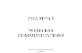Introduction to Telecommunications by Gokhale CHAPTER 5 WIRELESS COMMUNICATIONS.