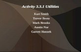 Activity 3.3.1 Utilities Kurt Smith Trevor Brotz Mark Brooks Austin Nar Garrett Hanzek.