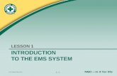 © 2011 National Safety Council 1-1 INTRODUCTION TO THE EMS SYSTEM LESSON 1.