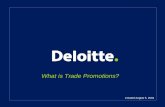 What is Trade Promotions? Created August 5, 2004