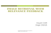 Image Retrieval With Relevant Feedback Hayati Cam & Ozge Cavus IMAGE RETRIEVAL WITH RELEVANCE FEEDBACK Hayati CAM Ozge CAVUS.