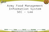 Page 1 of Army Food Management Information System SEC - Lee.