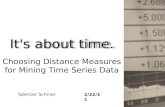 It's about time. Choosing Distance Measures for Mining Time Series Data Spencer Schnier 2/22/11.
