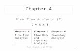 Chapter 4 Flow Time Analysis (T) Chapter 4 Flow-Time Analysis Chapter 5 Flow Rate and Capacity Analysis Chapter 6 Inventory Analysis I = R x T 1 Based.