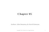 1 Chapter 05 Authors: John Hennessy & David Patterson.