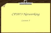 1 CP2073 Networking Lecture 5. CP2073 Networking 2 Introduction 8Physical and Logical Topologies 8Topologies 8Bus 8Ring 8Star 8Extended Star 8Mesh 8Hybrid.