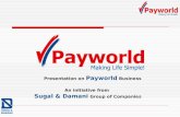 Presentation on Payworld Business An initiative from Sugal & Damani Group of Companies.