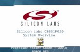 Silicon Labs C8051F020 System Overview Professor Yasser Kadah – .