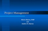 Project Management Merrie Barron, PMP and Andrew R. Barron.