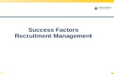 Success Factors Recruitment Management. TODAYS AGENDA In this training we will introduce you to: The Recruiting system Creating Job Requisitions Requisition.