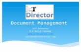 Document Management ICT Director M A Wajid Tanveer  tanveer@IctDirector.com.