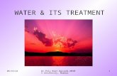 WATER & ITS TREATMENT