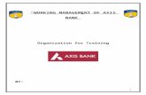 1144. WORKING MANAGEMENT OF AXIS BANK