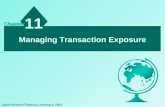 Managing Transaction Exposure 11 Chapter South-Western/Thomson Learning © 2003.
