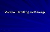 1 Rochester Institute of Technology Material Handling and Storage.