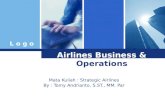 L o g o Airlines Business & Operations Mata Kuliah : Strategic Airlines By : Tomy Andrianto, S.ST., MM. Par.
