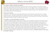 Army Reserve Officer Training Corp (ROTC) Army ROTC is the largest of the three sources by which the Army creates commissioned officers. Along with taking.