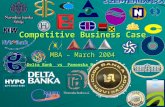 0 Competitive Business Case MBA – March 2004 Delta Bank vs Panonska Bank.