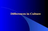 Differences in Culture Societies differ along cultural dimensions What is culture? How/why do social structure, religion, language influence cultural.