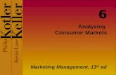 Analyzing Consumer Markets Marketing Management, 13 th ed 6.