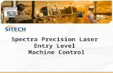 Spectra Precision Laser Entry Level Machine Control Presenters Name.