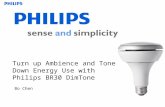 Bo Chen Turn up Ambience and Tone Down Energy Use with Philips BR30 DimTone.