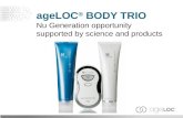 AgeLOC ® BODY TRIO Nu Generation opportunity supported by science and products.